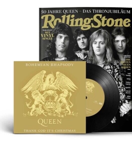 Vinyl Single +Mag Queen Bohemian Rhapsody + Christmas NIEUW, 7 inch, Ophalen of Verzenden, Inclusief boekje, Nieuw in verpakking
