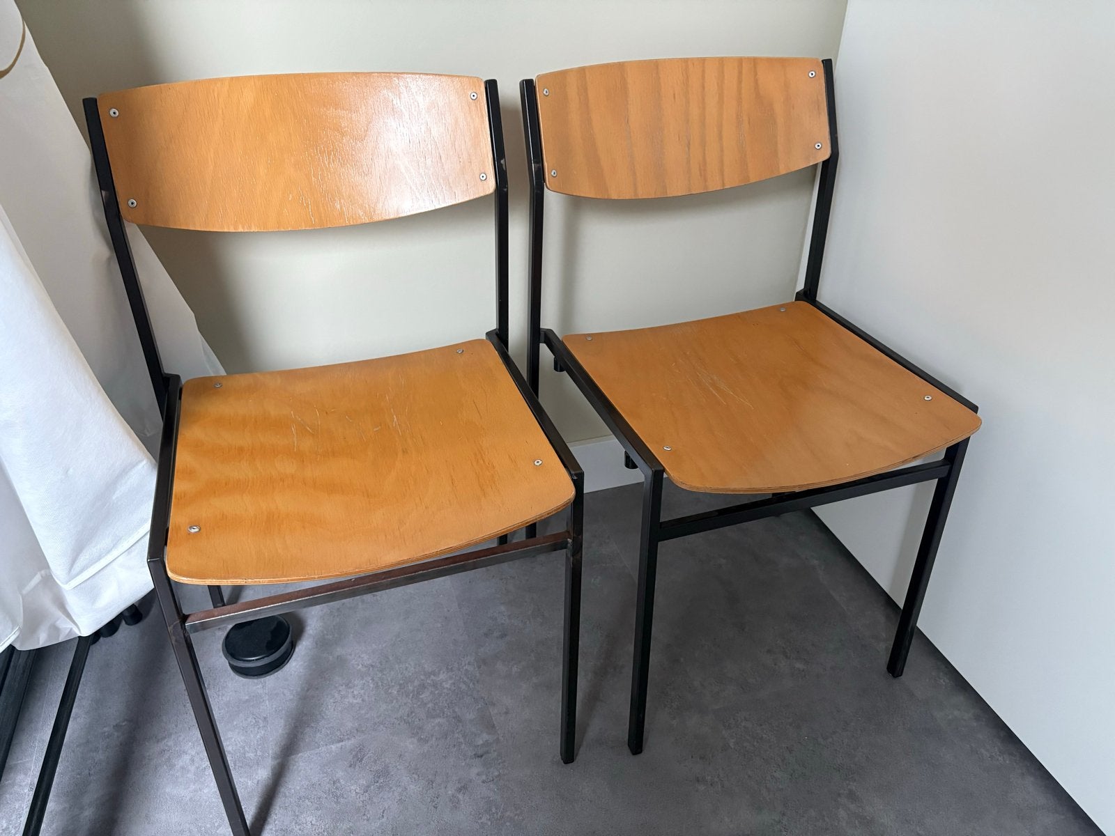 Set van 2 vintage stoelen (Gijs van der Sluis), Ophalen, Gebruikt, Twee, Overige kleuren