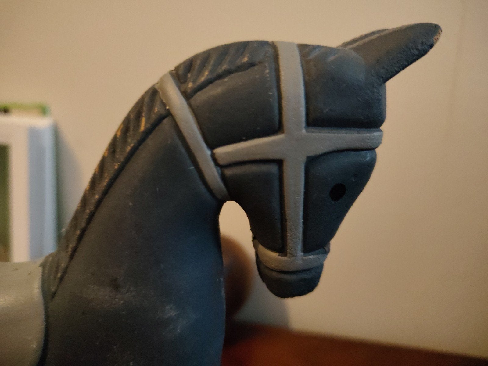 Set van 2 decoratieve schommelpaarden, Antiek en Kunst, Ophalen of Verzenden