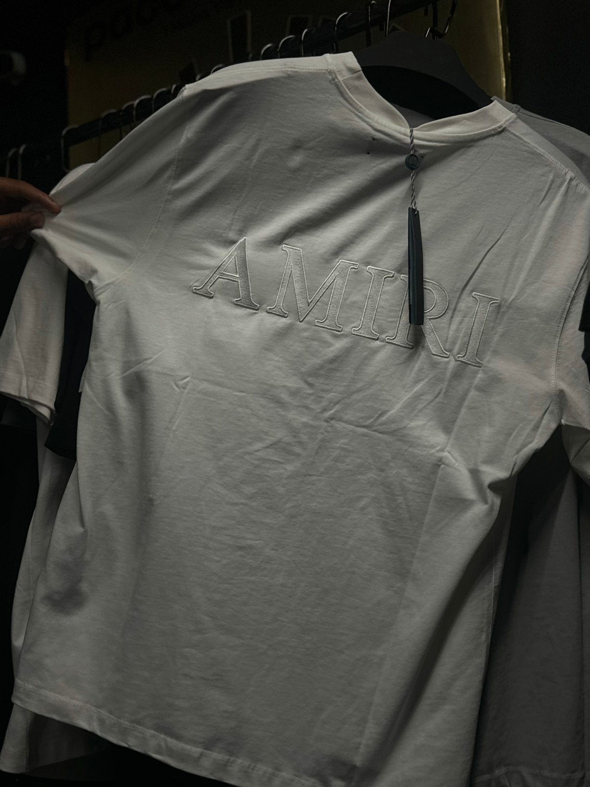 Amiri T-shirt grijs, Ophalen of Verzenden, Zo goed als nieuw, Grijs