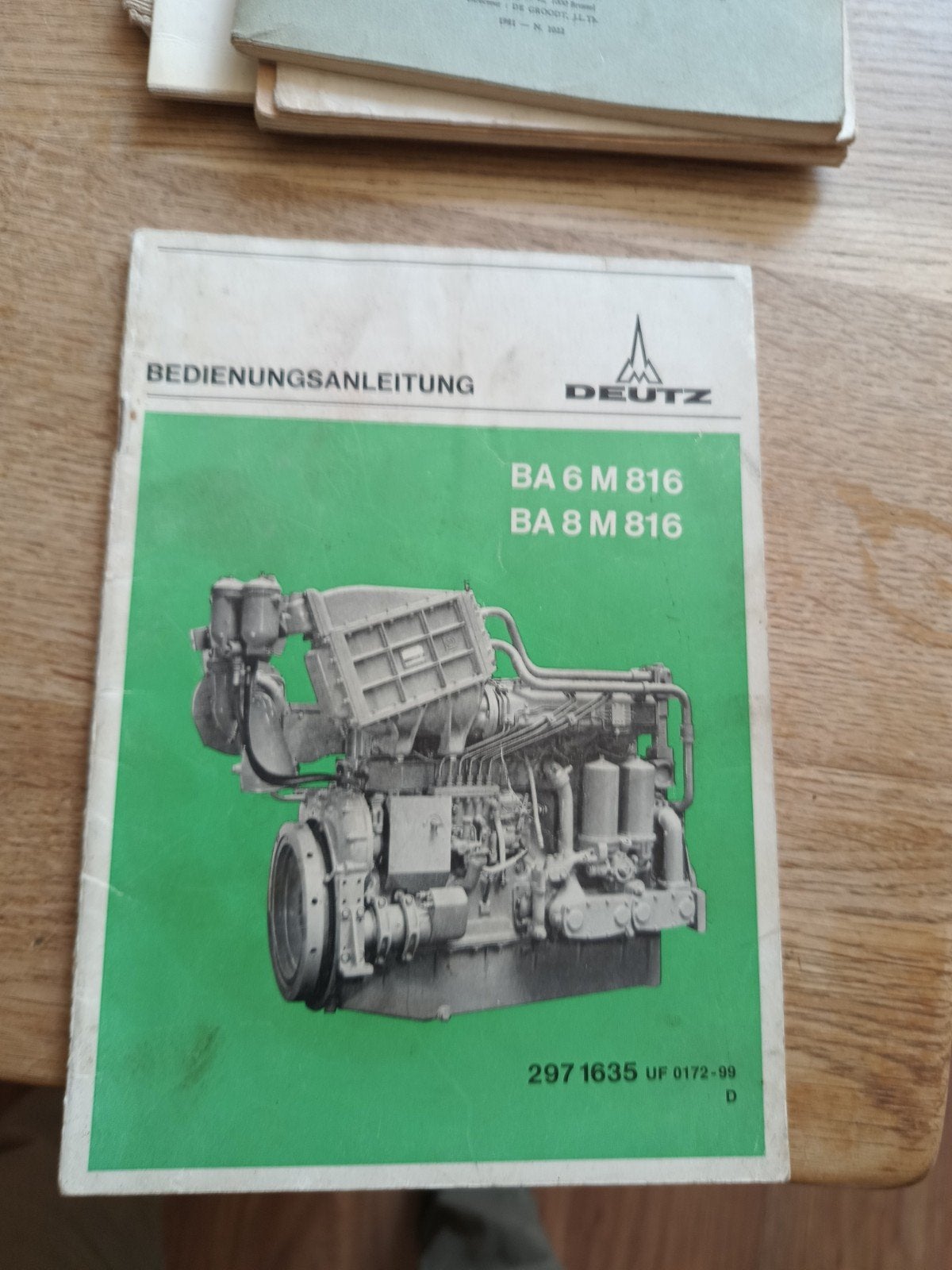 Deutz Bedienungsanleitung BA 6 M 816 / BA 8 M 816, Ophalen of Verzenden, Gelezen, Autotechniek, Deutz