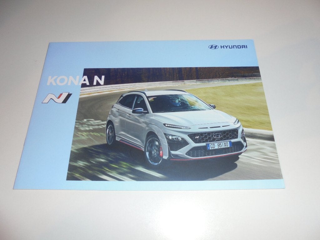 brochure Hyundai Kona N  2021, Ophalen of Verzenden, Nieuw, Overige merken