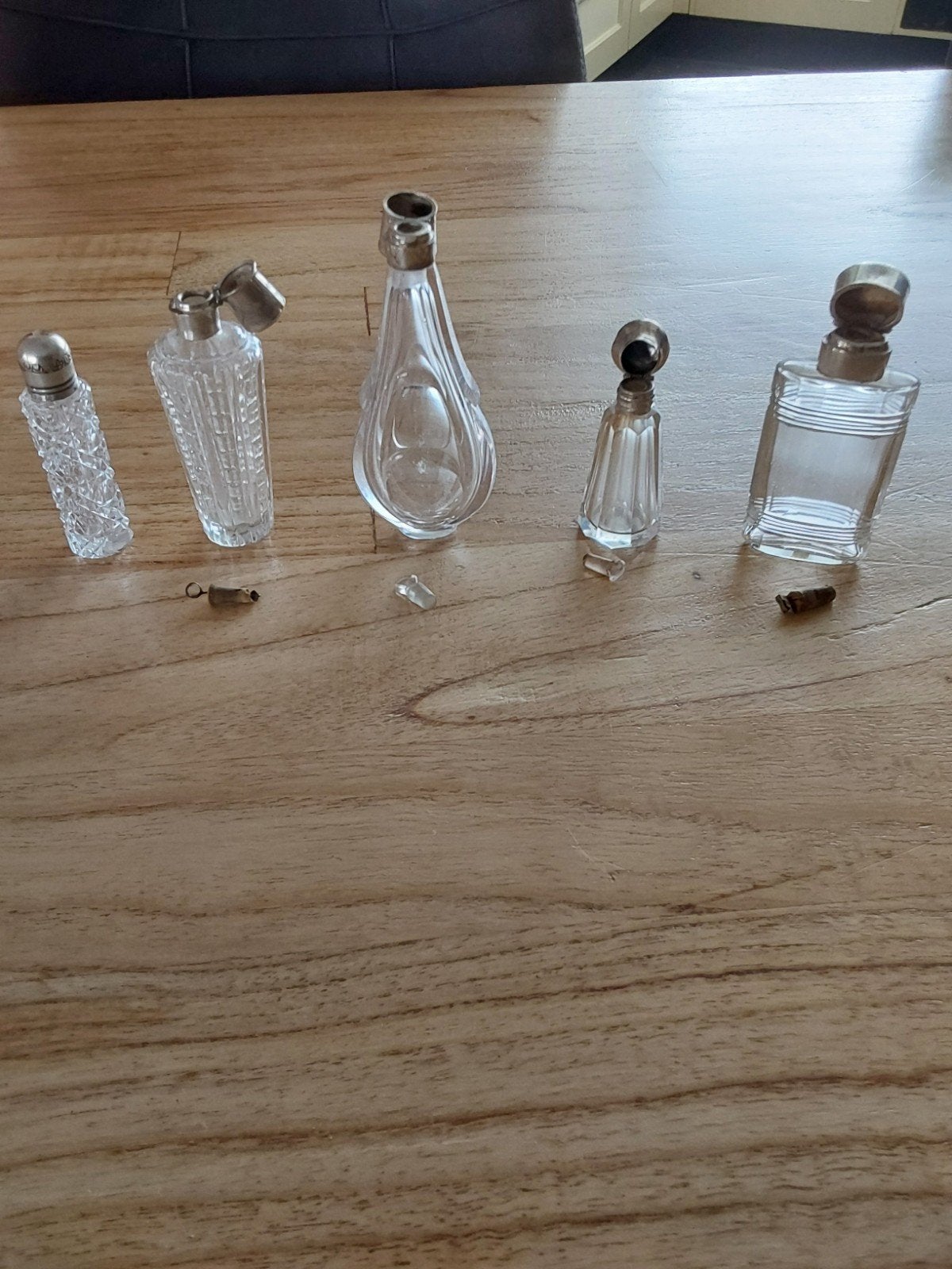 antieke parfum flesjes, Ophalen of Verzenden, Miniatuur