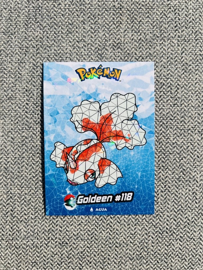 Goldeen 118 Johto Card Top Collection Promo Pokemon, Verzenden, Zo goed als nieuw, Losse kaart, Foil