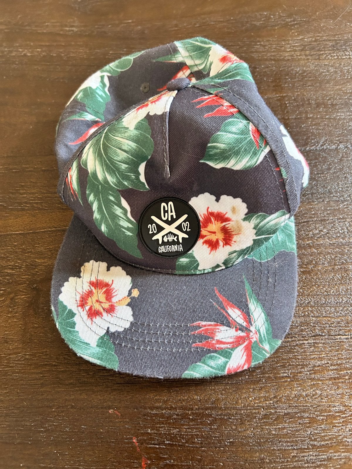 Zeeman pet met bloemenprint, Maat 50, Gebruikt, Jongetje of Meisje, Ophalen of Verzenden
