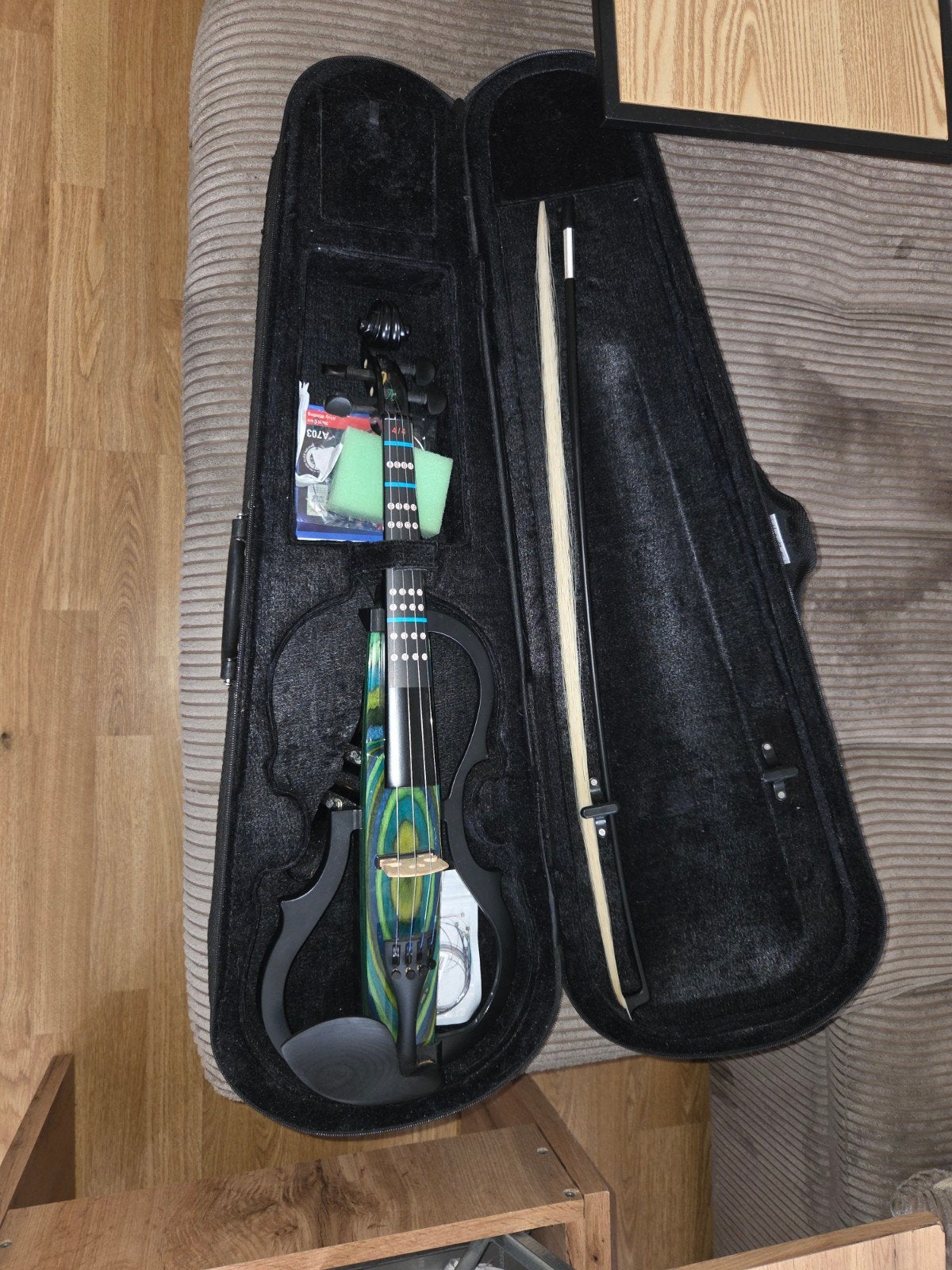Elektrische Viool met Koffer - Uniek Design, Muziek en Instrumenten, Ophalen, Elektrisch, Overige formaten, Viool