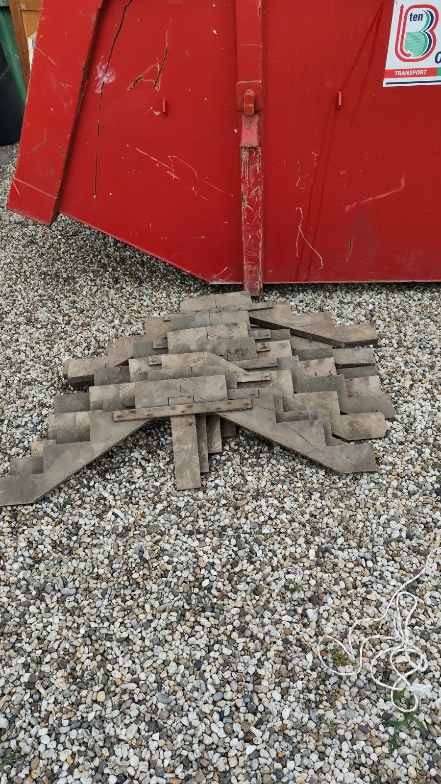 Dakspanten - 9 stuks, ca. 30x100 cm, Ophalen, Gebruikt, Overige kleuren, Overige typen