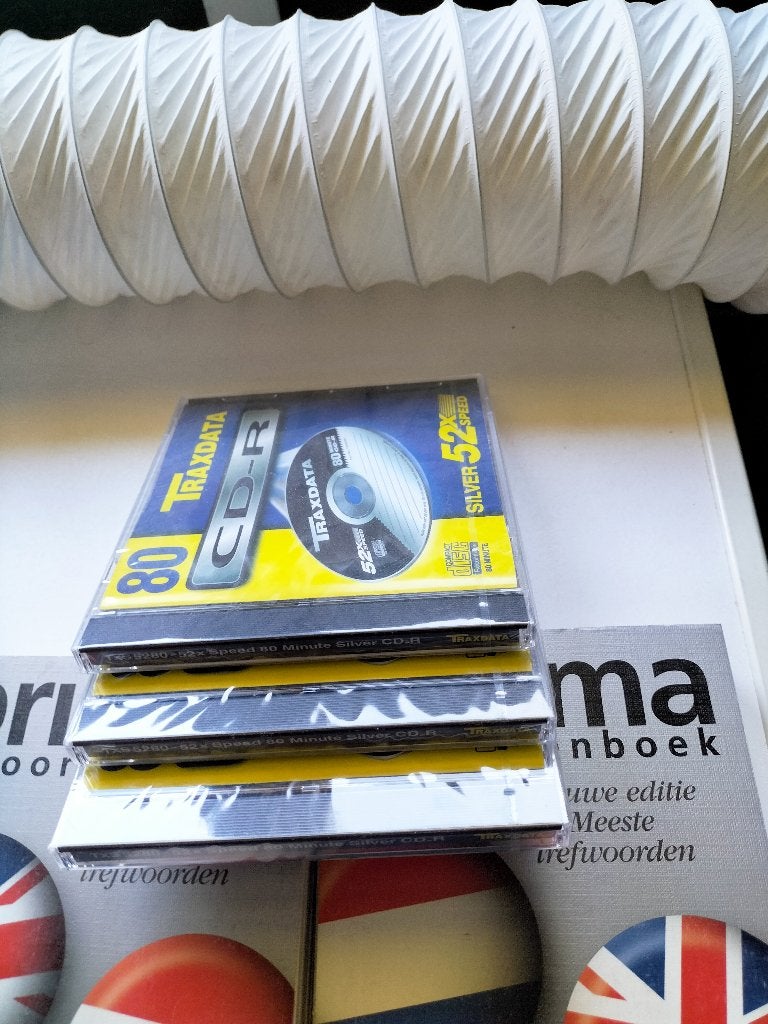 Drie nieuwe beschrijfbare Discs, Computers en Software, Herschrijfbaar, Nieuw, Ophalen of Verzenden, Dvd