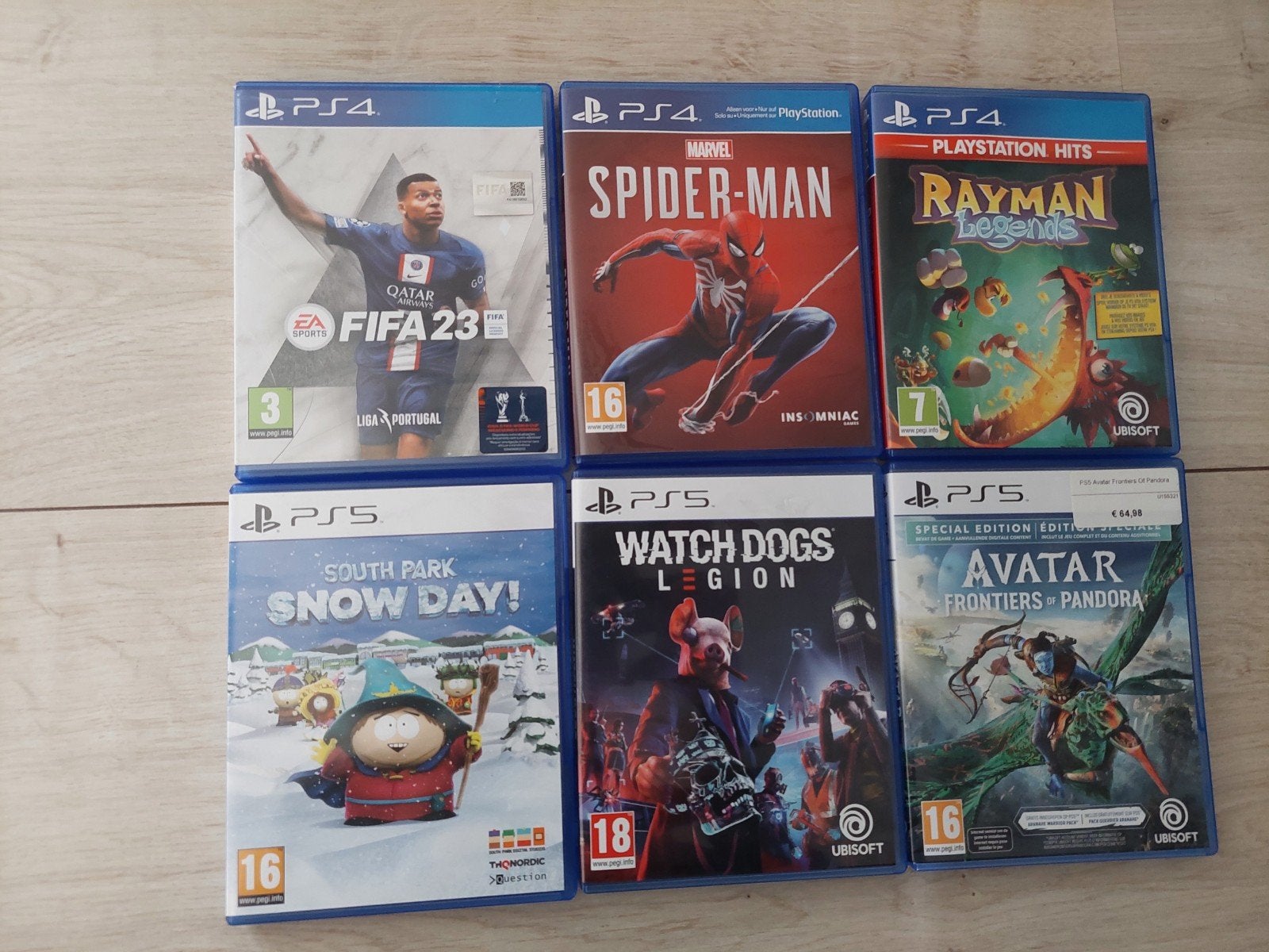 PS5 & PS4 Games Bundel (6 stuks), Ophalen of Verzenden, Zo goed als nieuw, Online