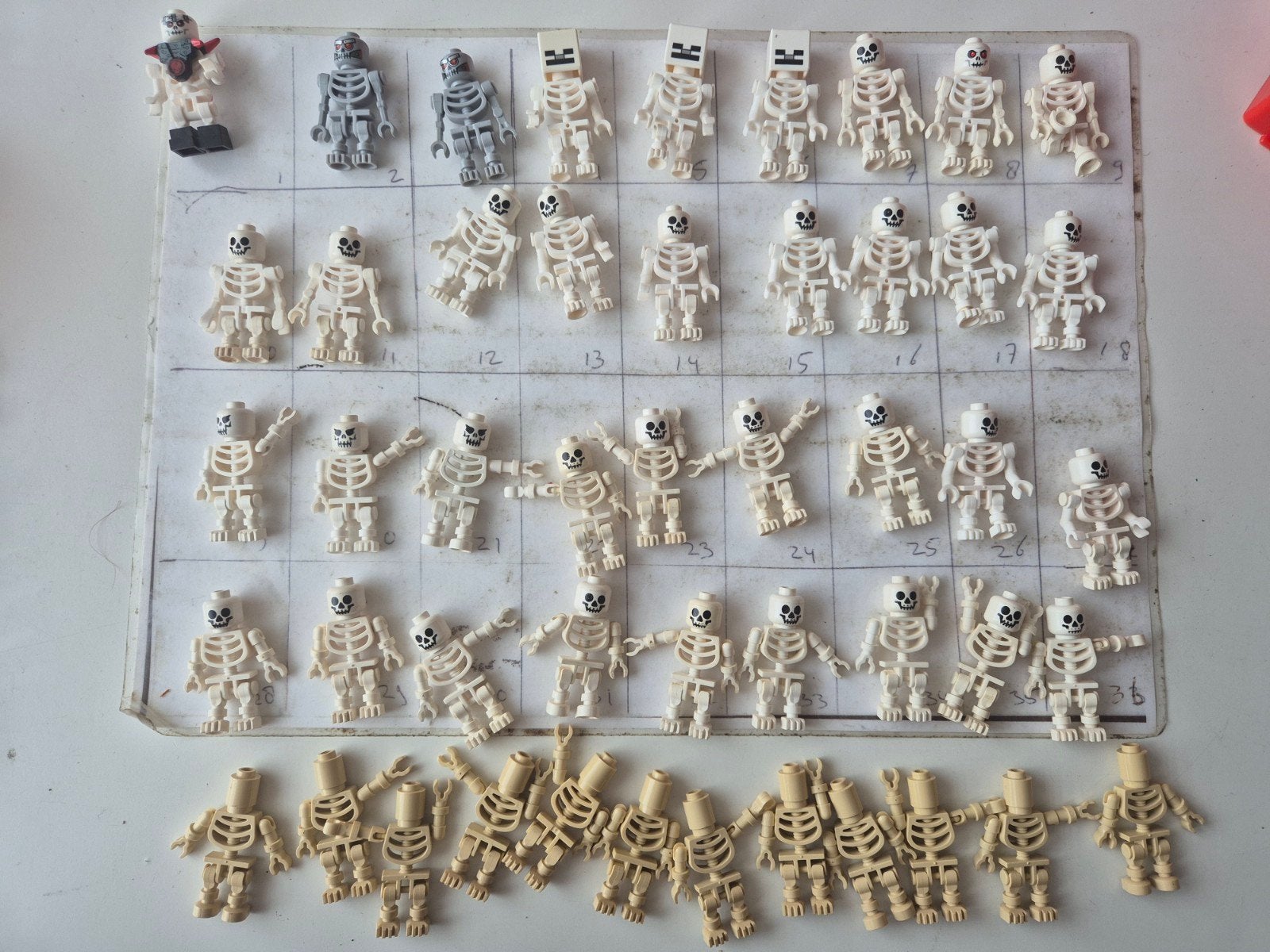 lego adv31 minecraft ninjago skelet skeleton poppetje ridder, Ophalen of Verzenden, Nieuw