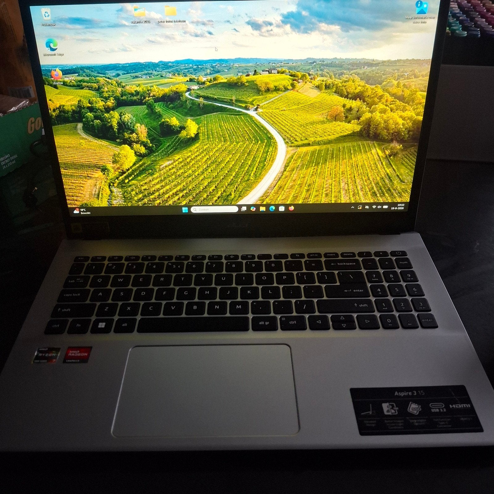 laptop acer aspire 3 15, Computers en Software, Ophalen of Verzenden, 15 inch, Onbekend