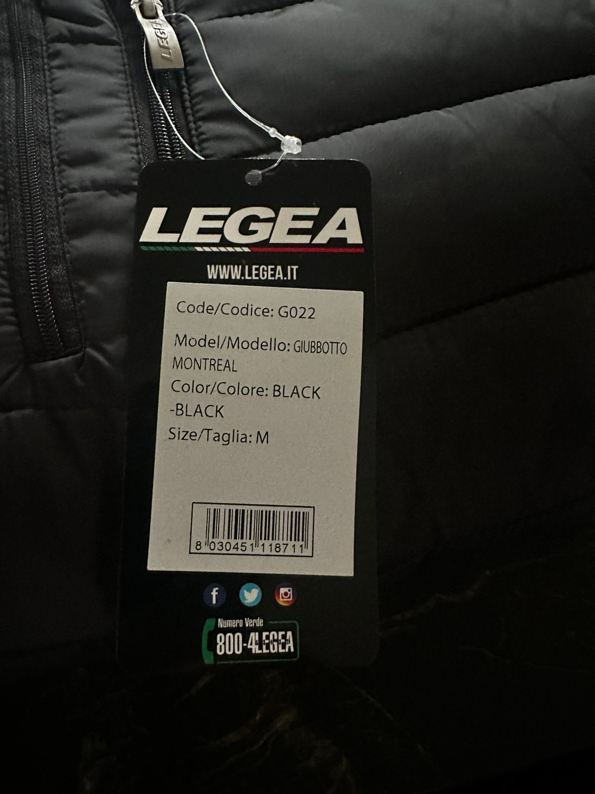 Legea jassen sport, Ophalen of Verzenden