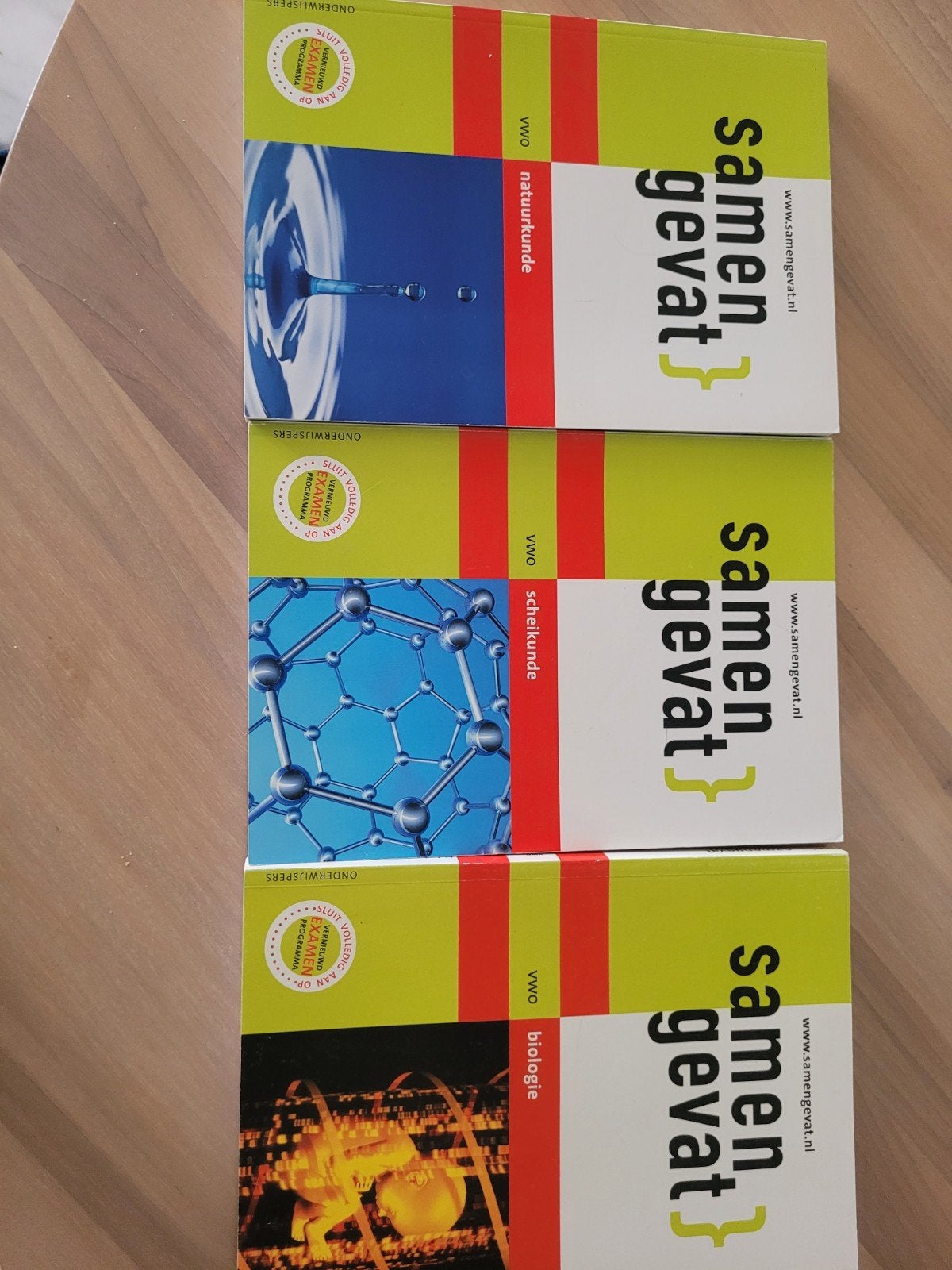 Samengevat VWO: Natuurkunde, Scheikunde, Biologie, Boeken, Schoolboeken, Ophalen of Verzenden, Zo goed als nieuw, VWO, Natuurkunde