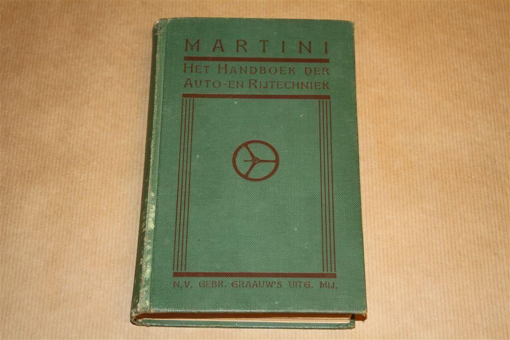 Handboek der Auto- en Rijtechniek - Martini - ca 1930 !!, Boeken, Ophalen of Verzenden, Gelezen, Algemeen