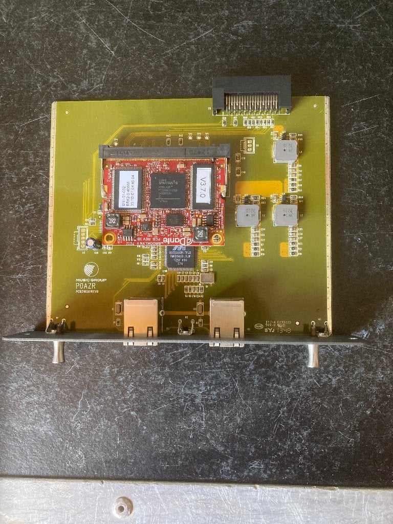 Behringer X-DANTE – Dante expansion card voor X32 / M32, Ophalen, Zo goed als nieuw, 20 kanalen of meer