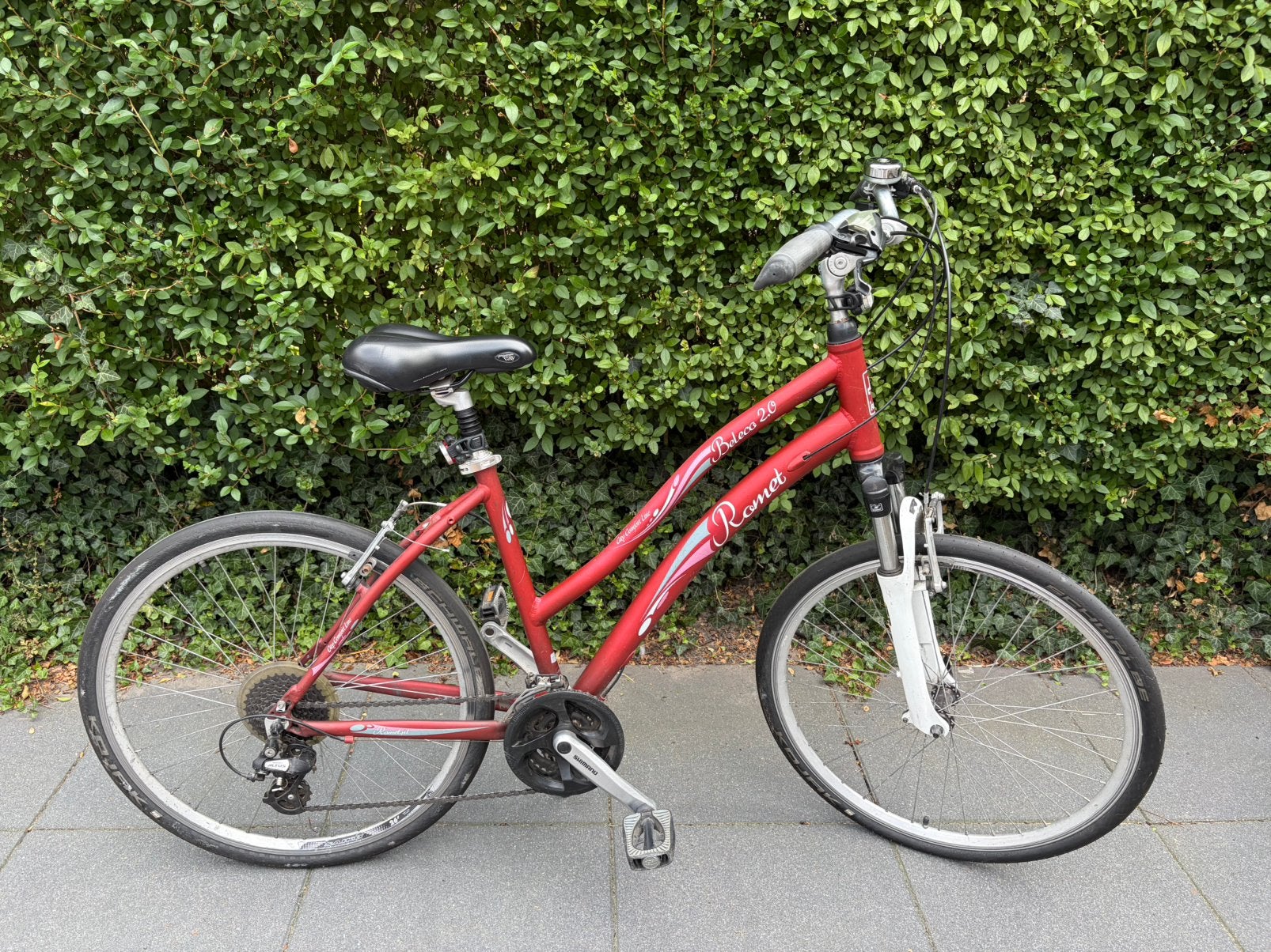 Damesfiets met 24 versnellingen, Fietsen en Brommers, Fietsen | Dames | Damesfietsen, Gebruikt, Velgrem, 47 tot 50 cm, Versnellingen