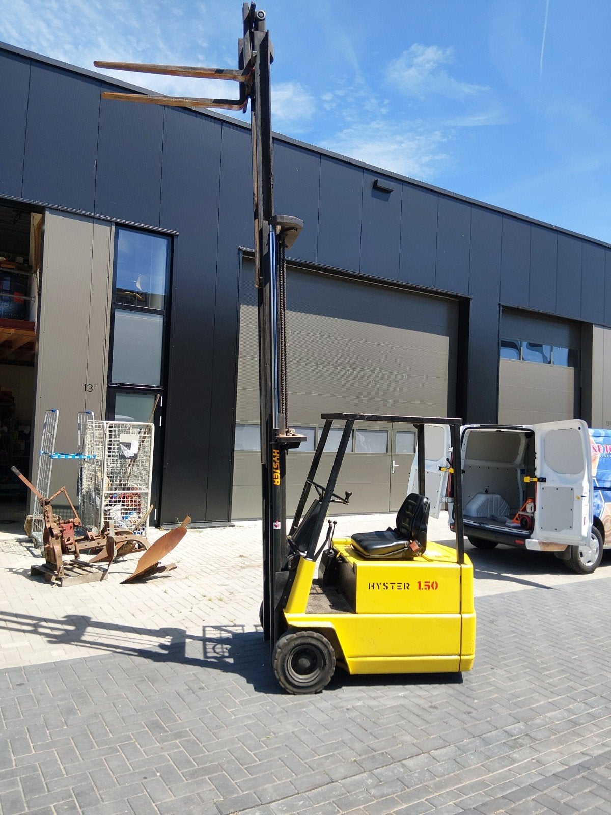 Hyster heftruck FreeLift 4400mm, Ophalen, Heftruck, Hyster, 1000 tot 2000 kg