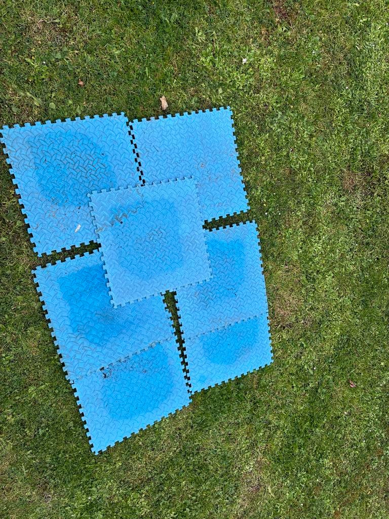 Zwembad ondervloertegels - 8m² bescherming, Tuin en Terras, Ophalen, Gebruikt, Minder dan 80 cm, Overige typen