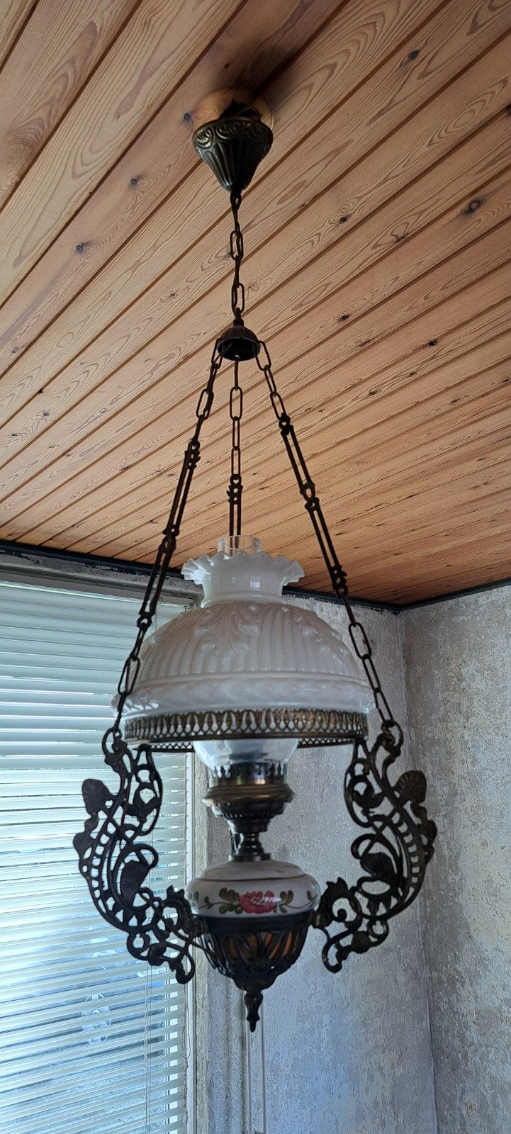 Olielamp met stroomkabel, Ophalen