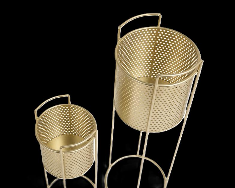 2 plantenpotten, Tuin en Terras, Bloempotten, Rond, Nieuw, Ophalen of Verzenden, Minder dan 25 cm