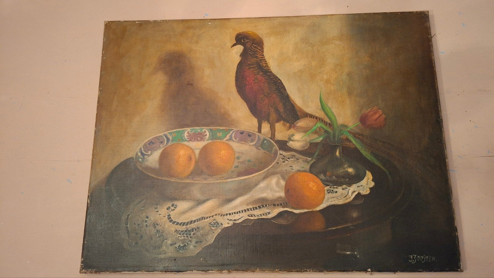 olieverf schilderij, Antiek en Kunst, Ophalen