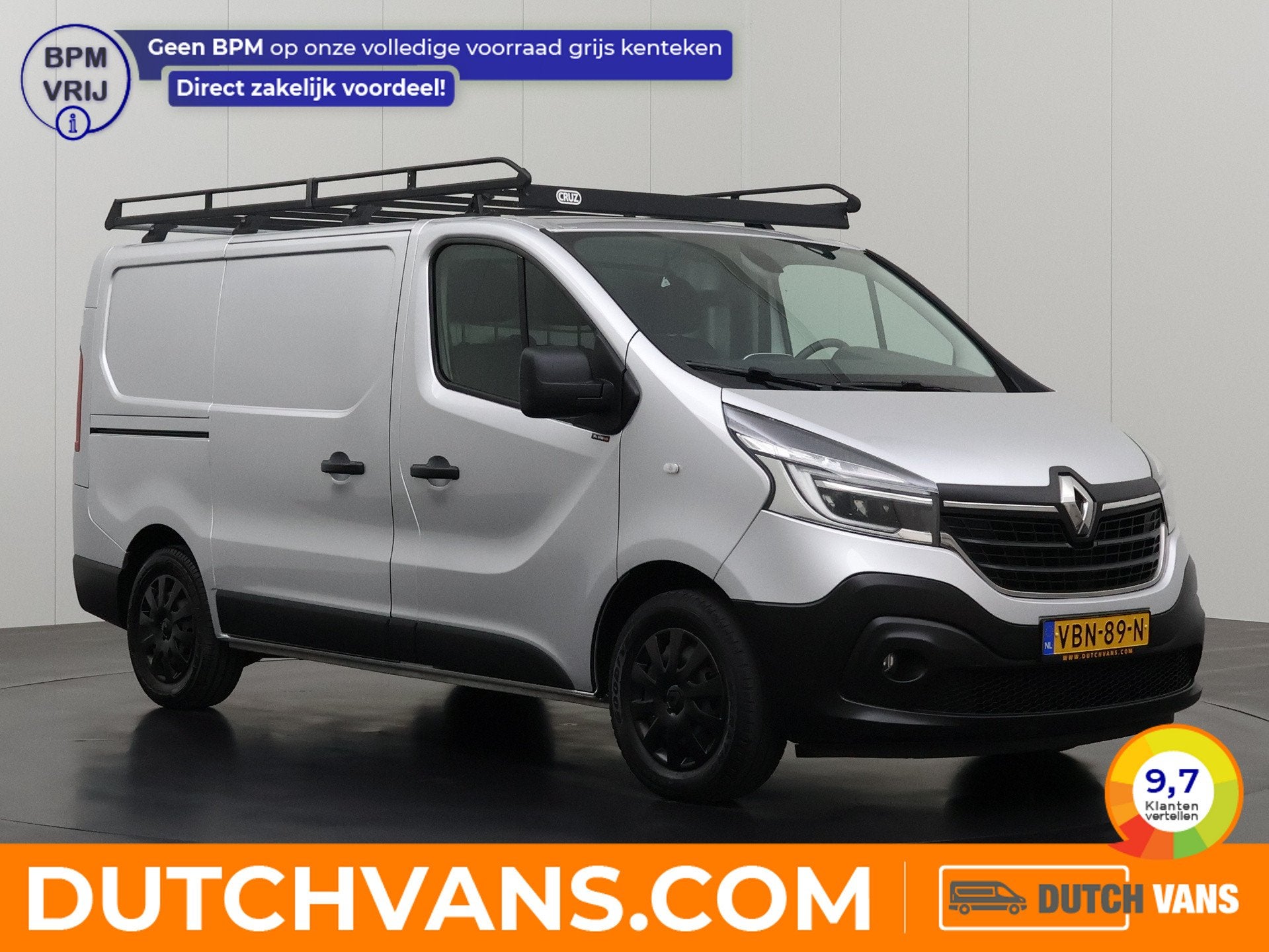 Renault Trafic 1.6DCi Edition Imperiaal | Trekhaak | Navigat, Voorwielaandrijving, Stof, Gebruikt, Renault