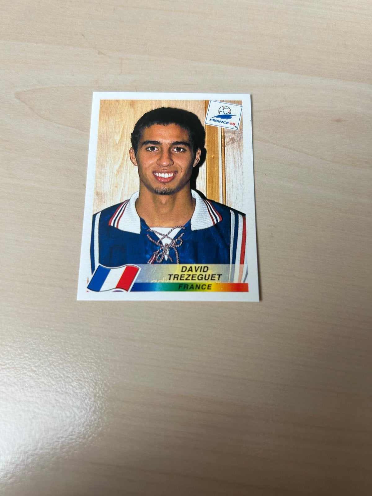 David Trezeguet Panini France 98 WK Voetbal Plaatje #171, Ophalen of Verzenden, Zo goed als nieuw, Sticker