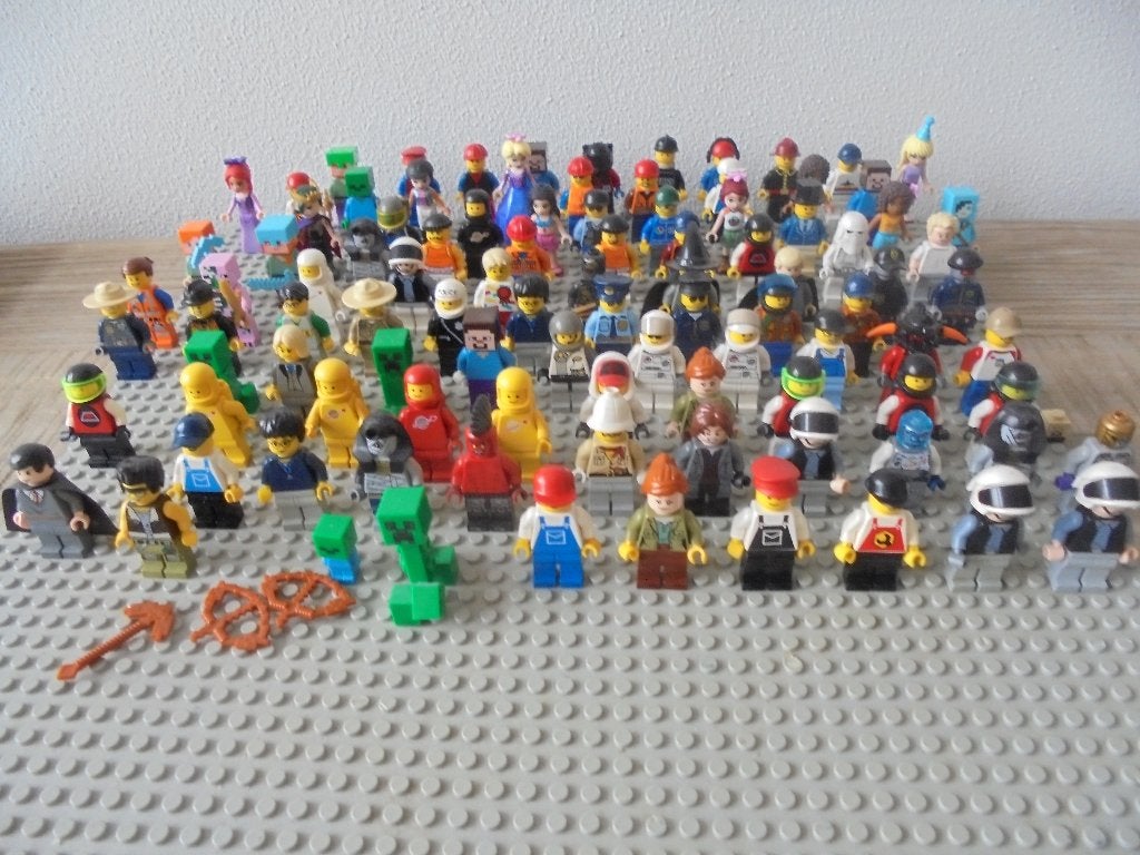 lego Minifigs Poppetjes 100x, Ophalen of Verzenden, Zo goed als nieuw, Lego