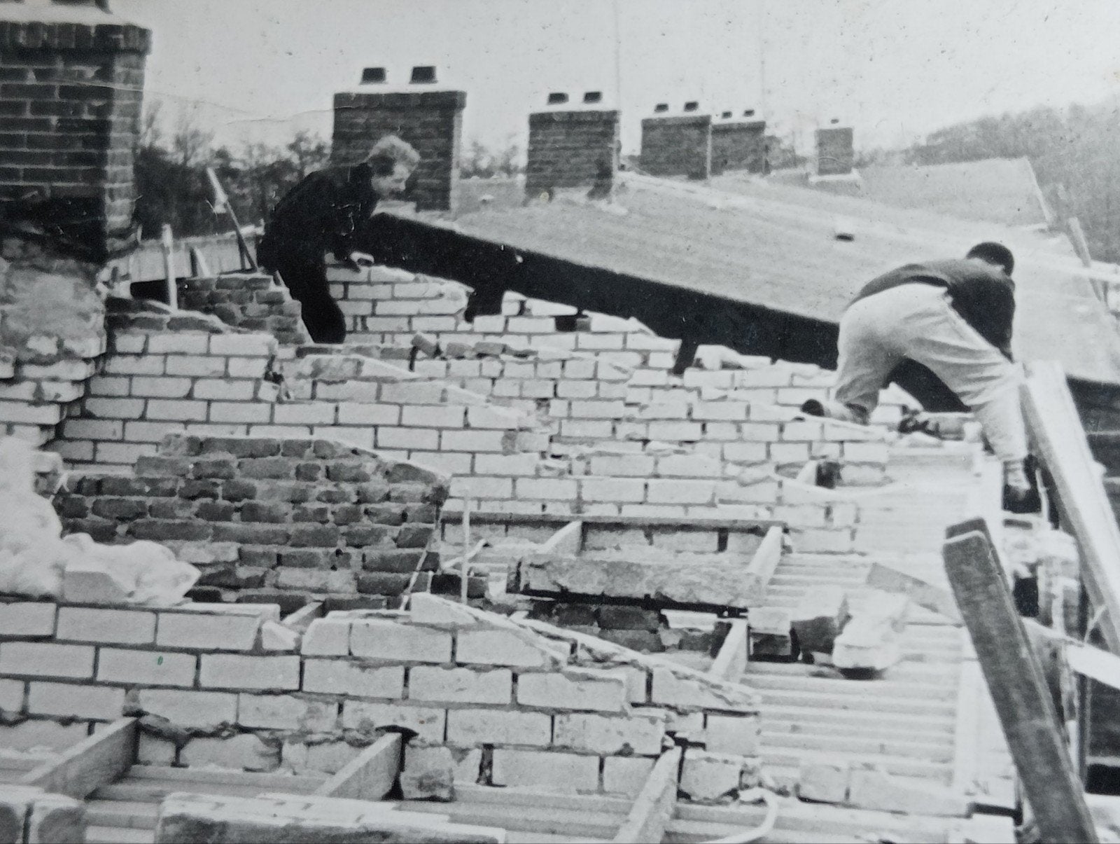Bas Den Oudsten Lekkum Leeuwarden Huizenbouw 1962-63, Ophalen of Verzenden, 1960 tot 1980, Gebruikt, Overige onderwerpen