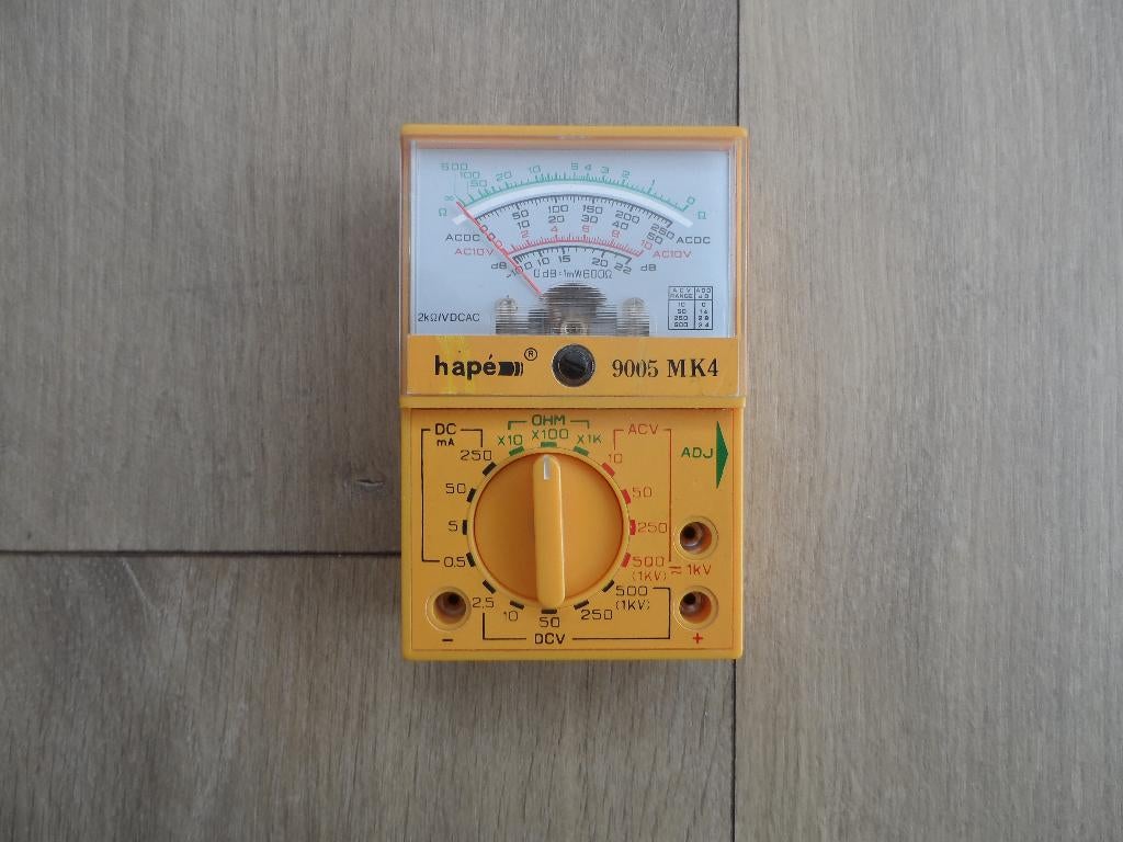 Multimeter Hapé 9005 MK4, Doe-het-zelf en Verbouw, Meetapparatuur, Ophalen of Verzenden