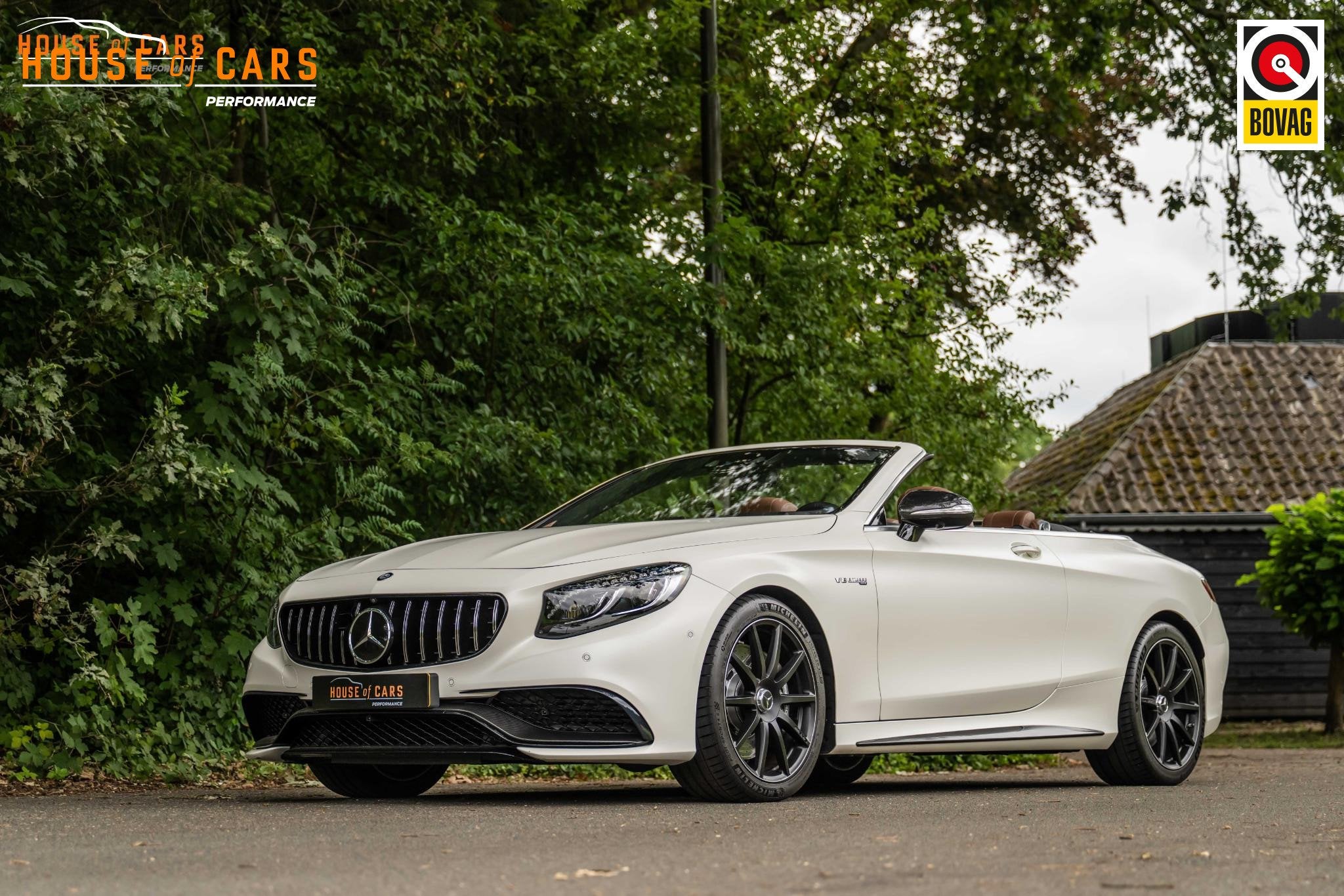 Mercedes-Benz S-klasse S63 AMG Cabrio 585pk 4Matic |mat pare, Auto's, Automaat, 5461 cc, Gebruikt, Cabriolet