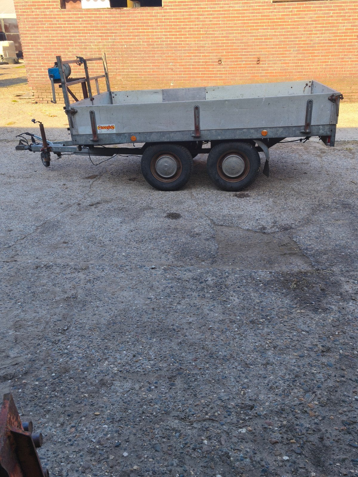 Robuuste Hapert aanhangwagen., Auto diversen, Aanhangers en Bagagewagens, Ophalen, Gebruikt