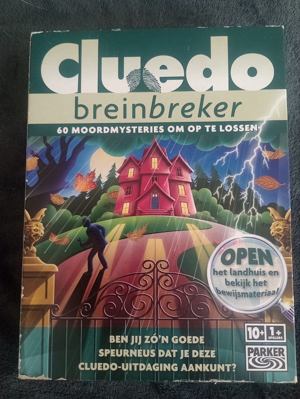 Cluedo Breinbreker: 60 Moordmysteries om op te lossen, Vijf spelers of meer, Ophalen of Verzenden, Gebruikt, Parker