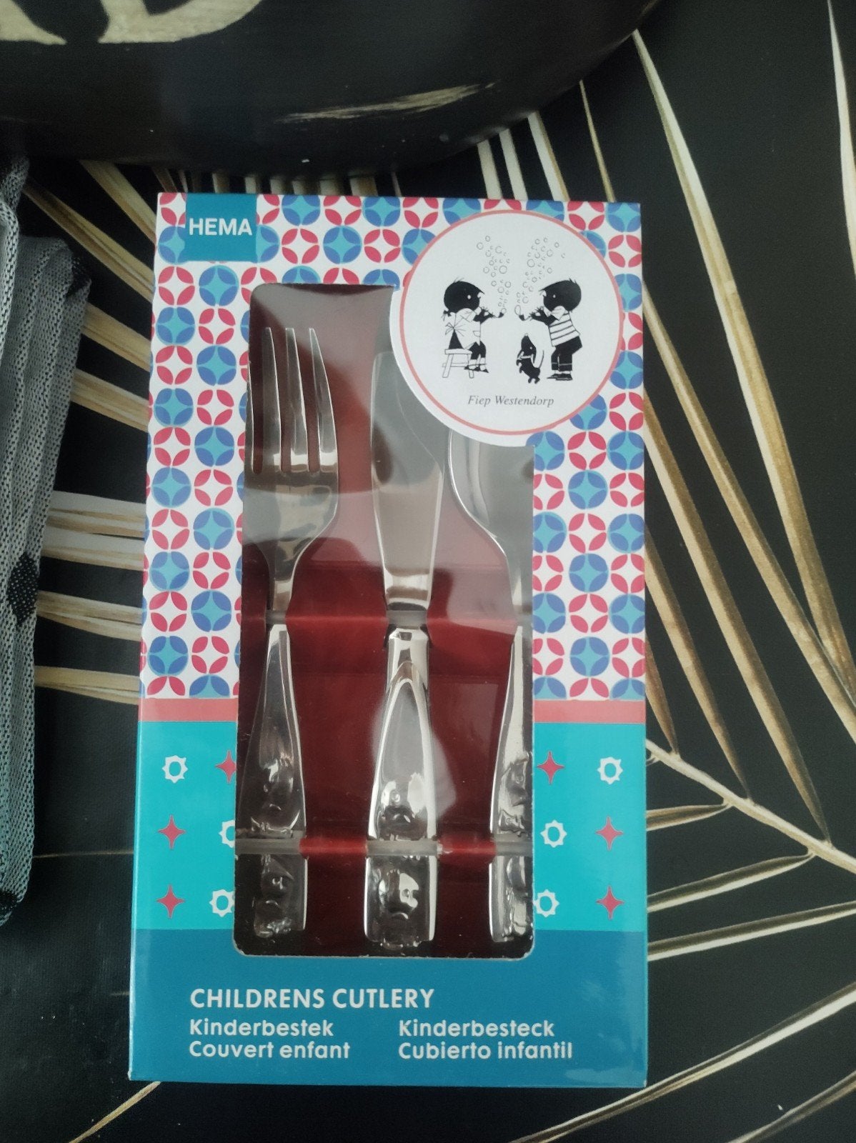 Nieuw Jip en Janneke Kinderbestek HEMA, Ophalen, Nieuw, Rvs of Chroom, Bestekset