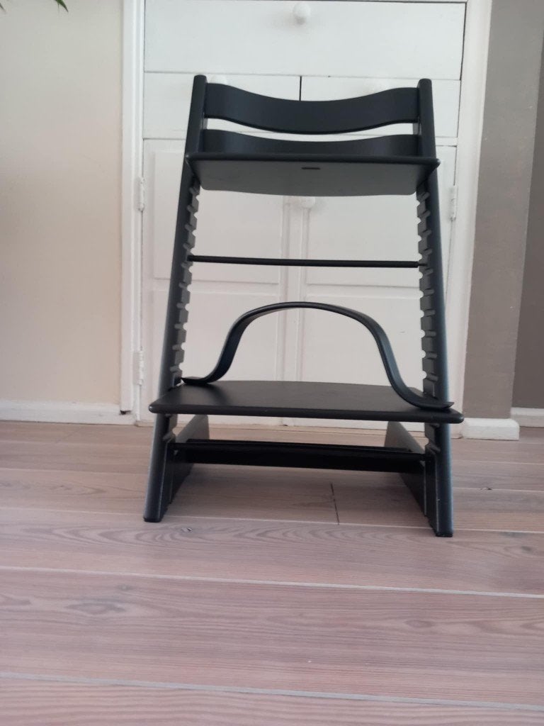 Schitterende Stokke Tripp Trapp met beugel. (opgeknapt), Ophalen of Verzenden, Zo goed als nieuw, Meegroeistoel, Aanschuifbaar