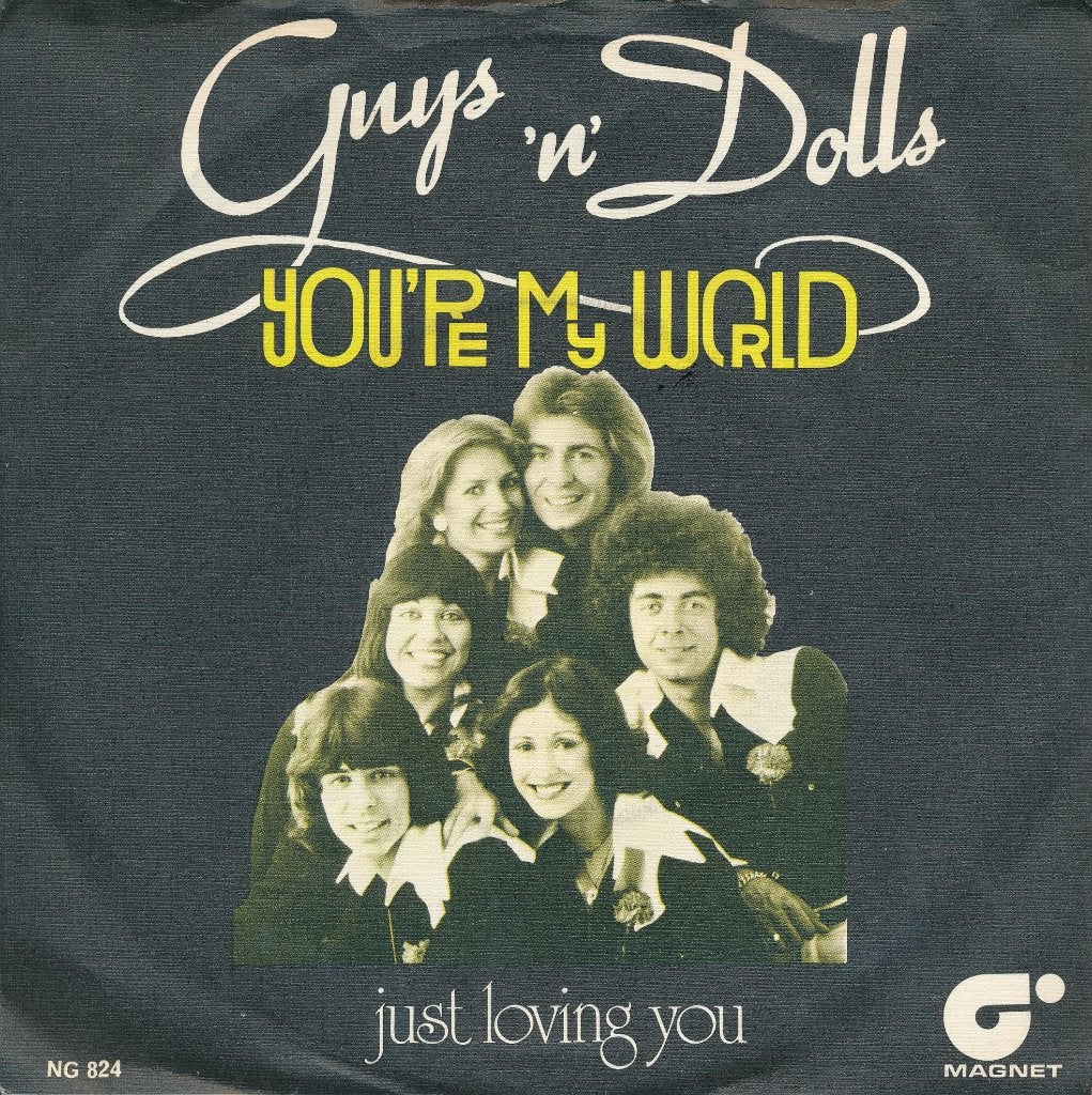 211 Guys 'n' Dolls - You're my world (1977), Ophalen of Verzenden, Gebruikt, 7 inch, Pop
