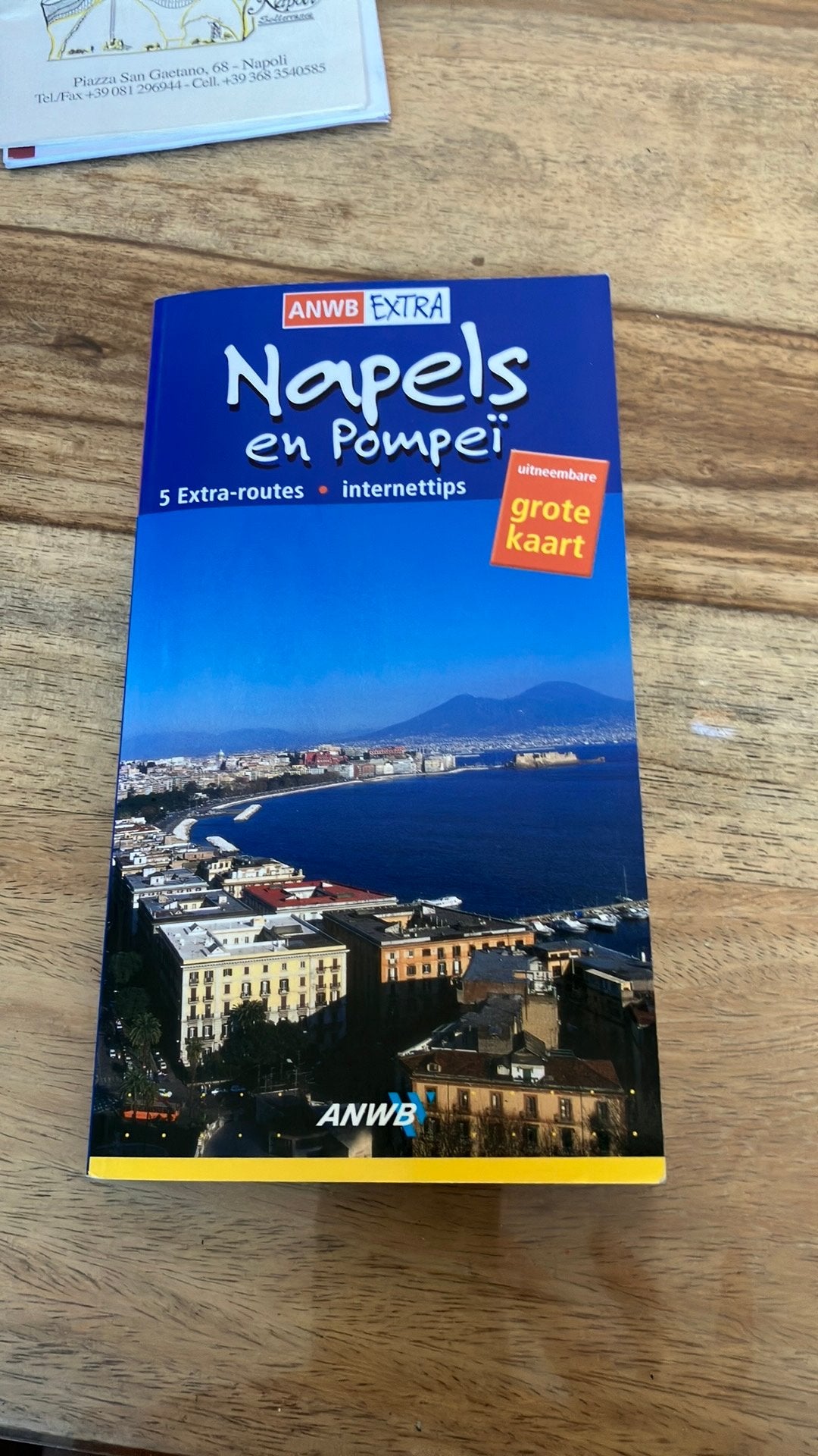 Napels en Pompeii ANWB reisgids, Boeken, Europa, Ophalen of Verzenden, Zo goed als nieuw, Reisgids of -boek