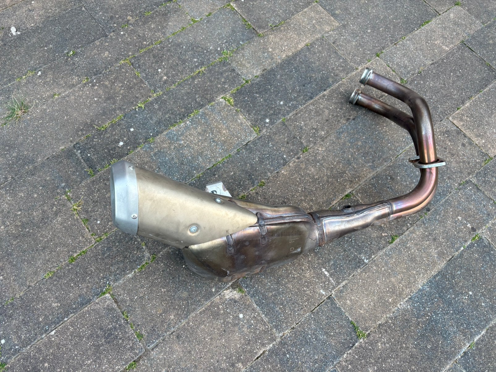 Originele yamaha MT07 uitlaat, Ophalen of Verzenden