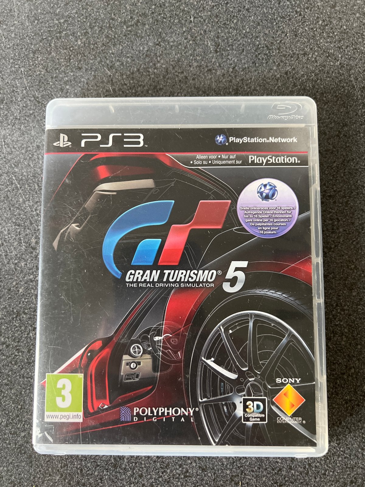Gran Turismo 5 PS3 - The Real Driving Simulator, Online, Gebruikt, 1 speler, Racen en Vliegen