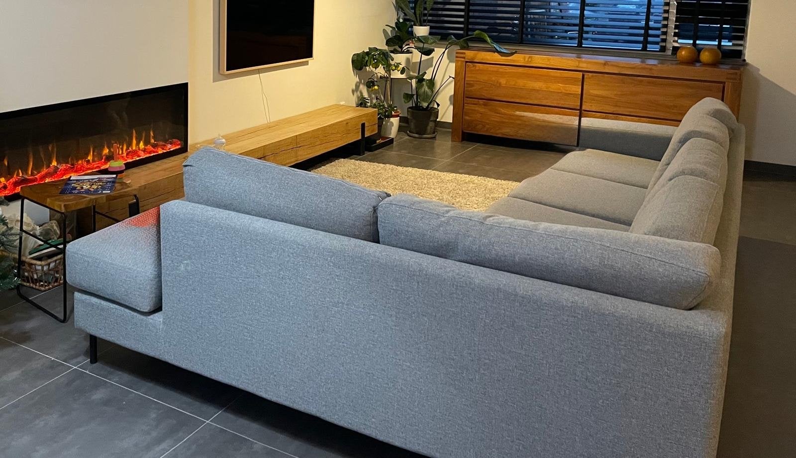 hoekbank - 300x200cm, Huis en Inrichting, Banken | Complete zithoeken, Ophalen, Gebruikt, Stof