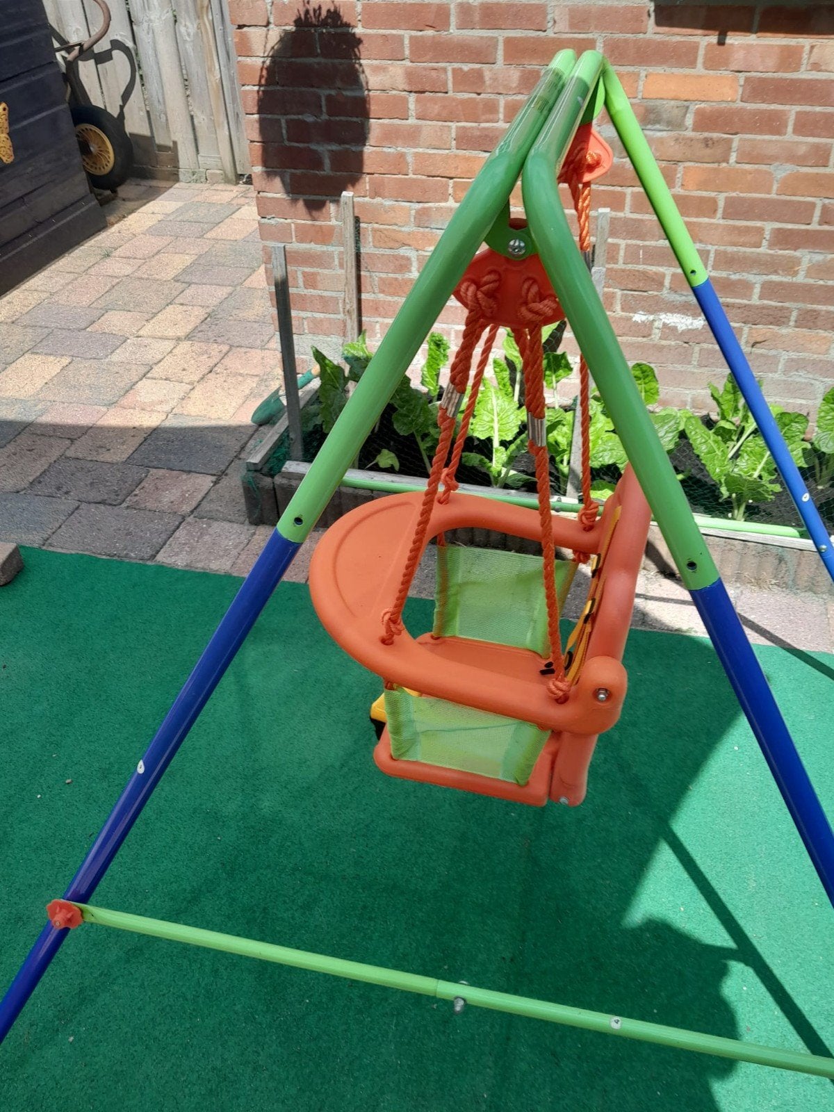 Baby schommel zo goed als nieuw, Kinderen en Baby's, Speelgoed | Buiten | Speeltoestellen, Ophalen, Zo goed als nieuw, Schommel