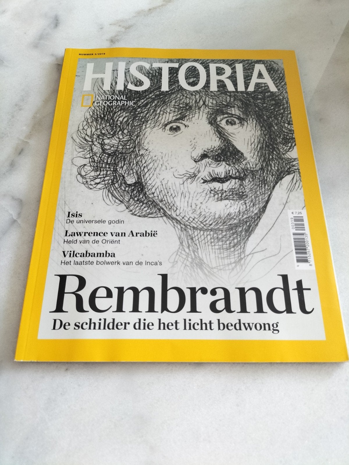 National Geographic Historia - Rembrandt (Nummer 3/2019), Boeken, Ophalen of Verzenden, Zo goed als nieuw, Overige typen