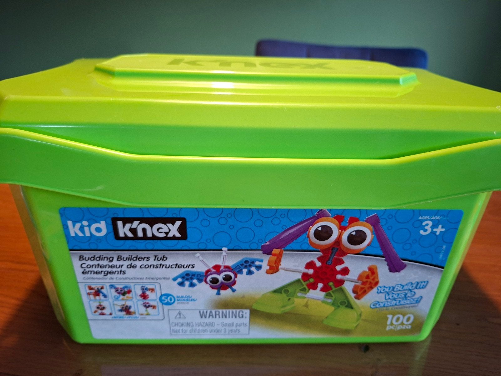Kid K'nex Knex Budding Builders Tub, Ophalen, K'nex