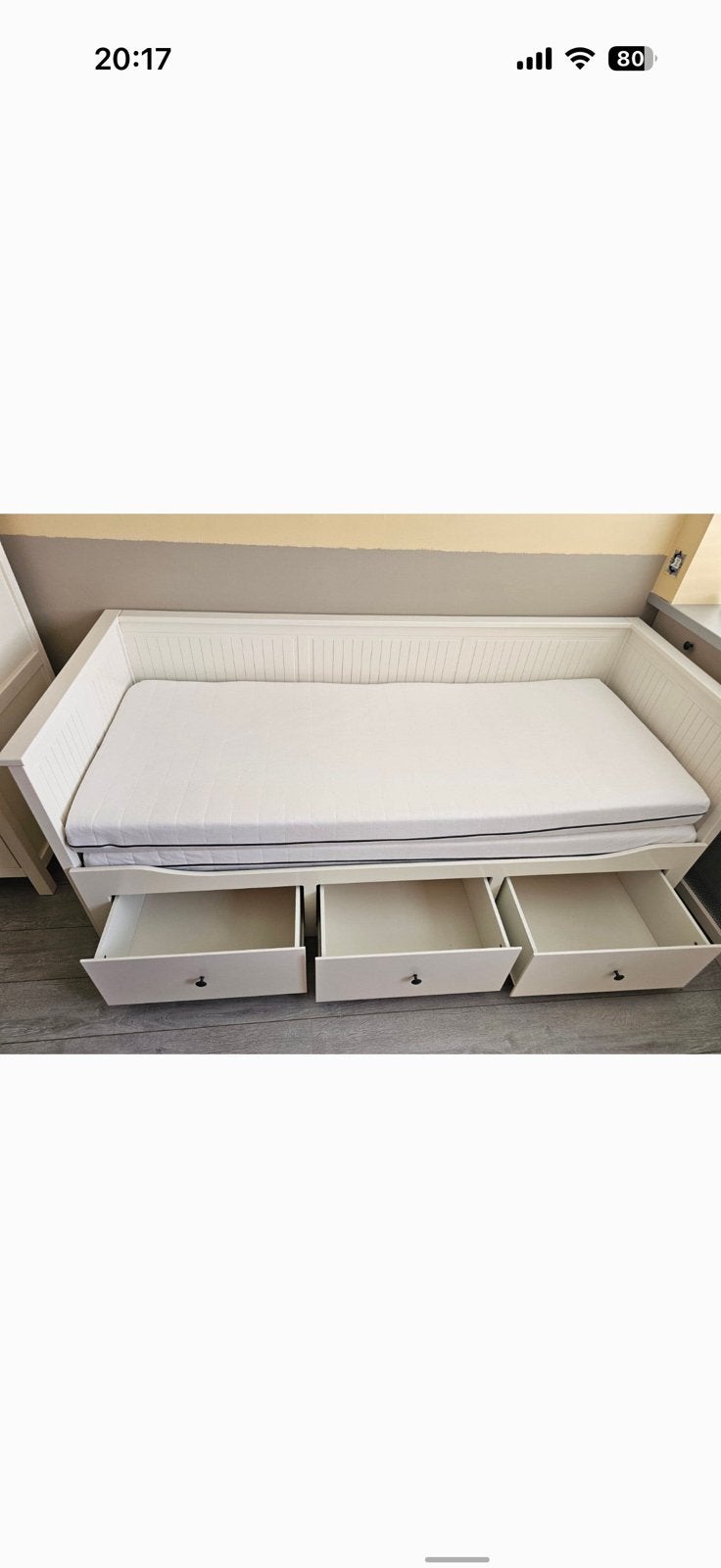 İkea hemnes bedbank, Ophalen of Verzenden, Zo goed als nieuw