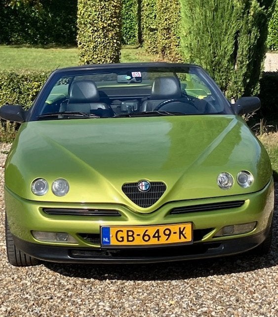 Alfa Romeo Alfa-romeo 1997 Verde Acido, Auto's, Voorwielaandrijving, Cabriolet, Overige bekleding, Spider