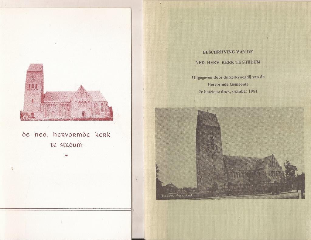 Beschrijving Ned. Herv. Kerk te Stedum 2e herz. druk 1981, Boeken, Ophalen of Verzenden, Gelezen