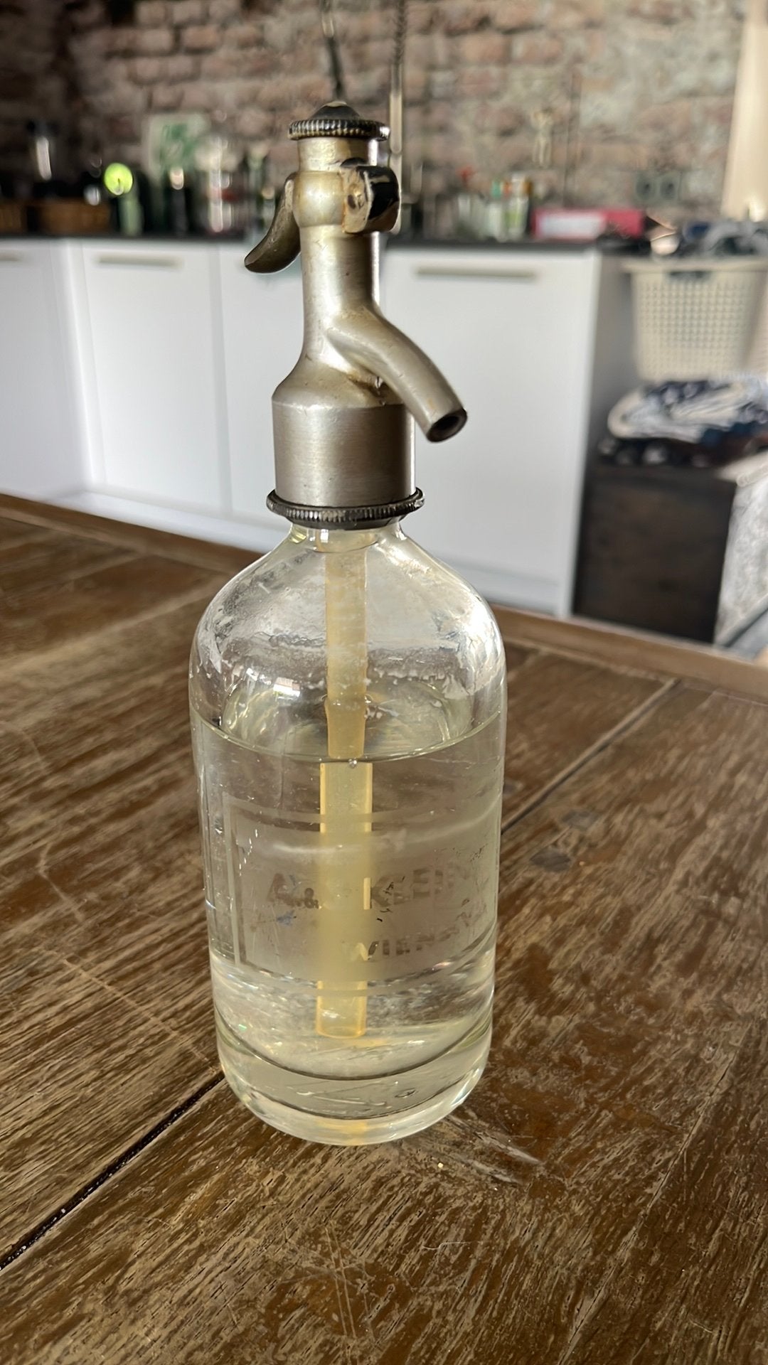 Antieke Mini Sifonfles 0,25L – A&S Klein Wien (Almdudler)