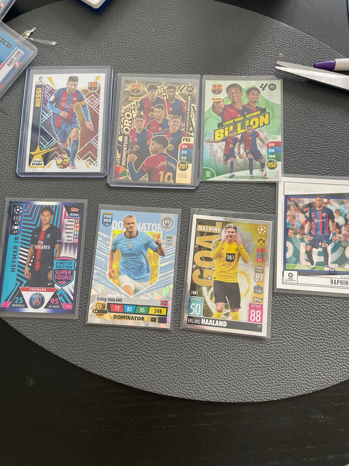 Voetbal Spelerskaarten - Messi, Neymar, Haaland en meer, Ophalen of Verzenden, Zo goed als nieuw, Buitenlandse clubs, Spelerskaart