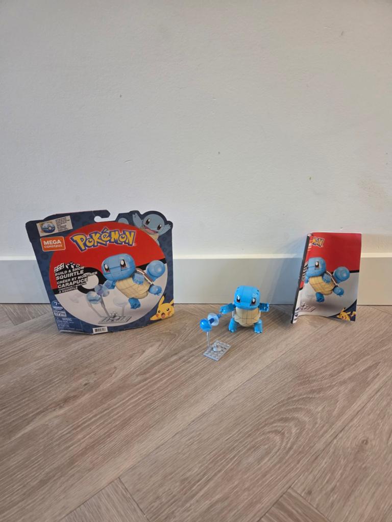 Mega Construx Pokémon Squirtle Bouwset, Ophalen of Verzenden, Zo goed als nieuw, Overige merken