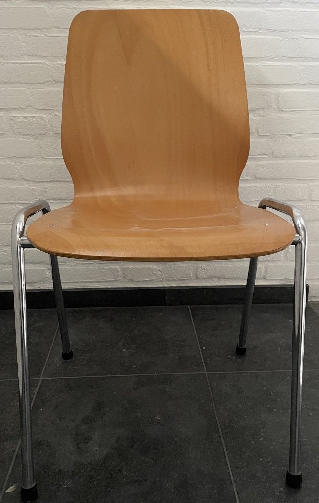 4x Kantine stoel, Ophalen, Gebruikt, Overige kleuren, Vier